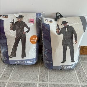 Gangster and Gangster Lady Costumes